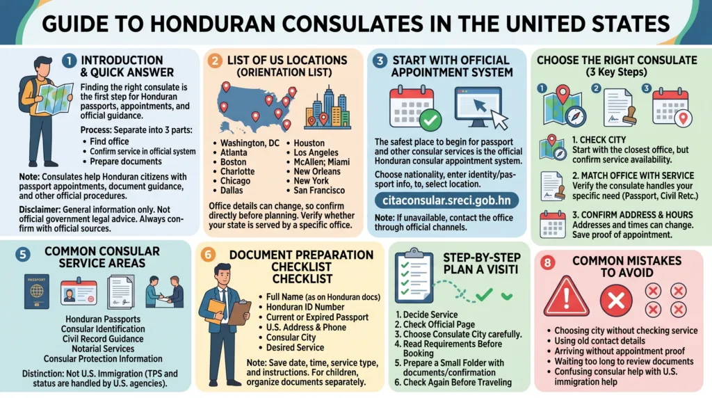Honduran Consulates in the United States