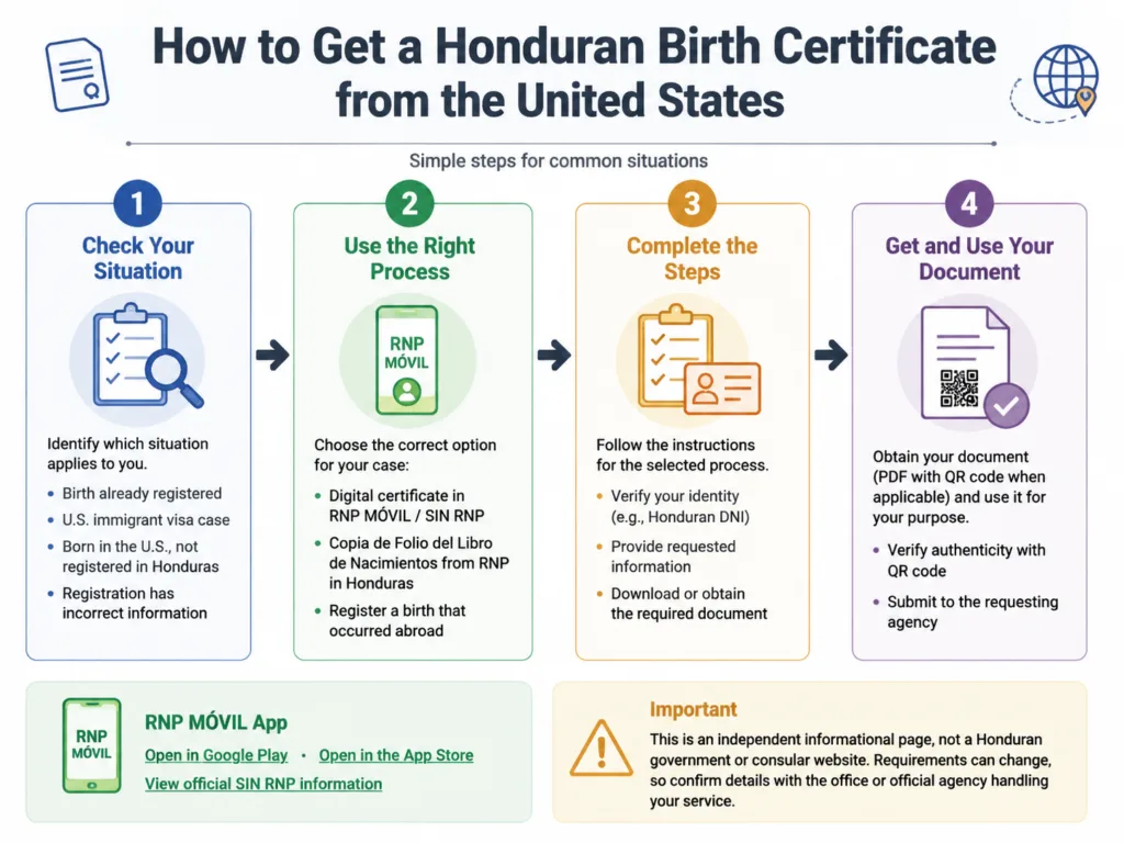 How to Get a Honduran Birth Certificate from the United States